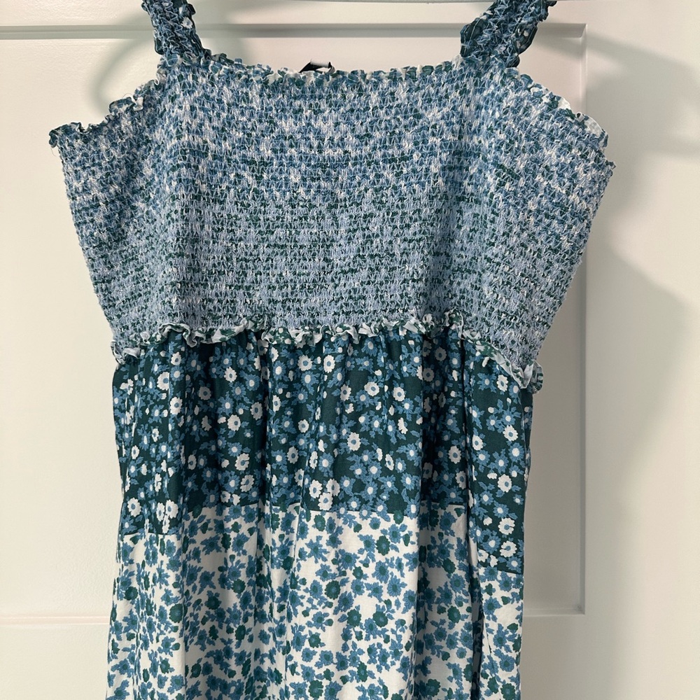 Rails Blue and White Midi Dress - Picture 2 of 2